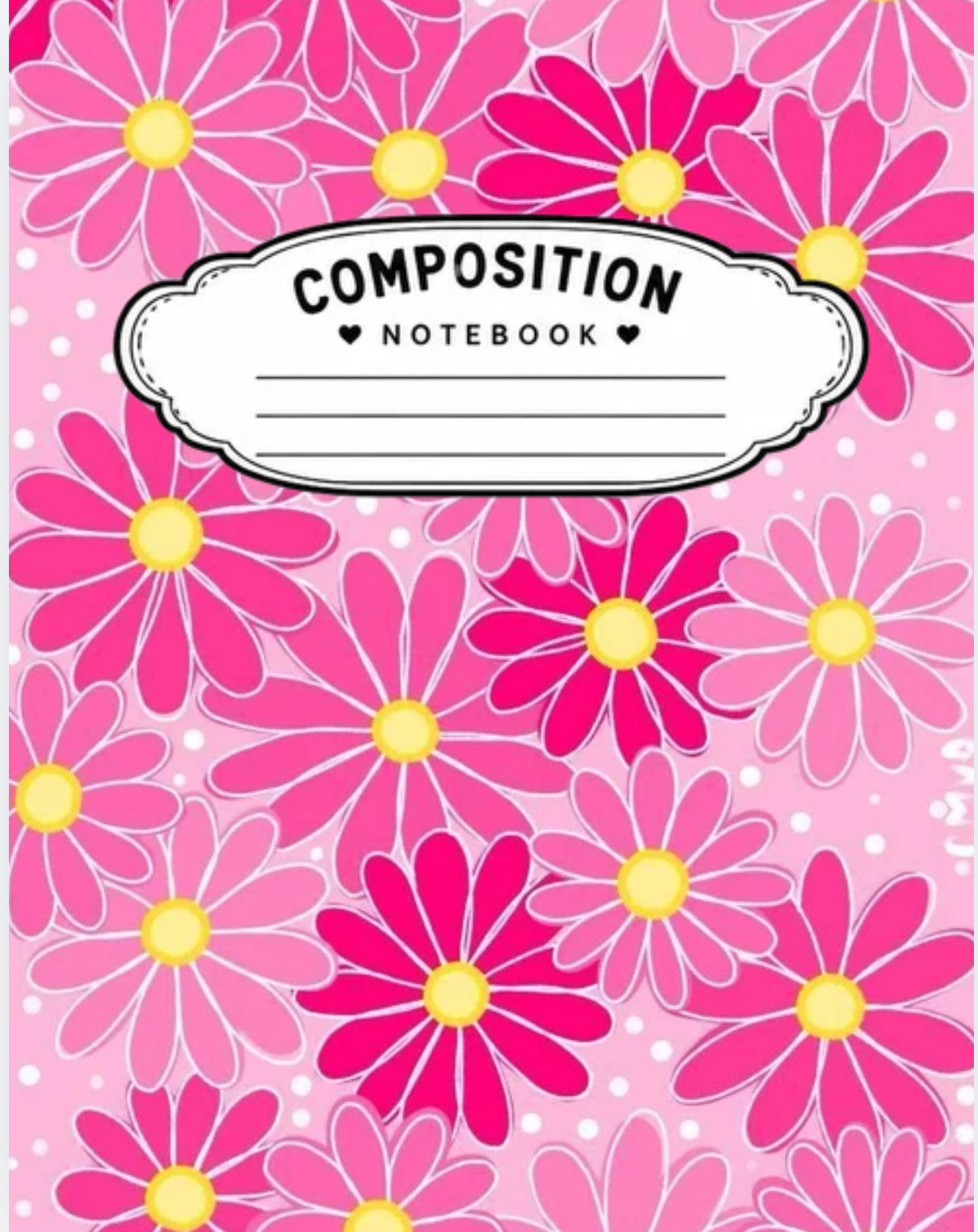 Composition Notebook & Covers