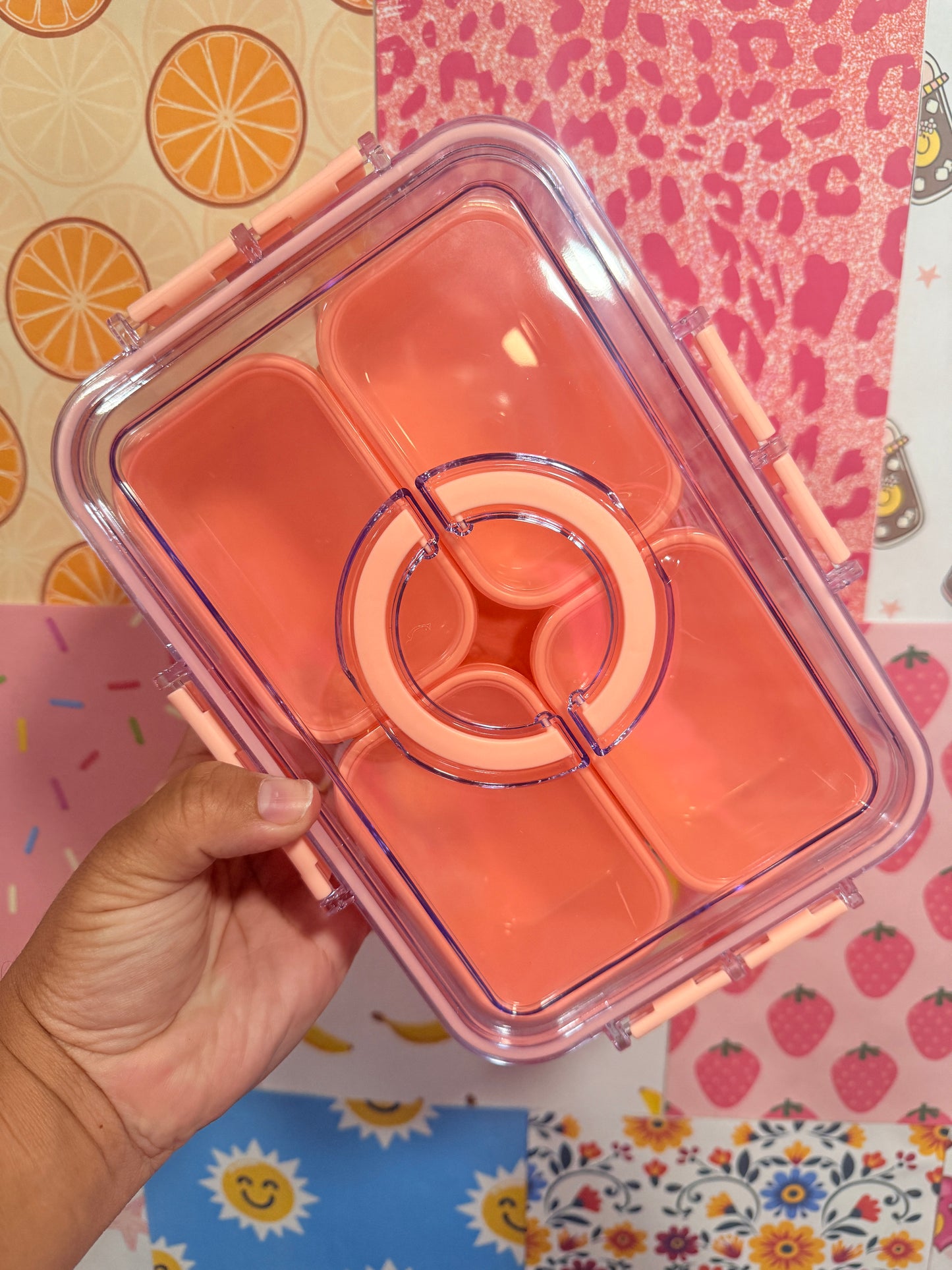 snackle box (4 compartments) (with ice pack)