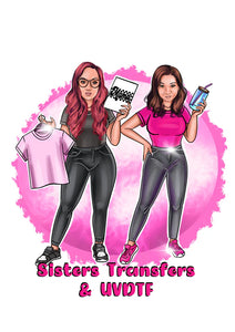 Sisters Transfers & UVDTF logo