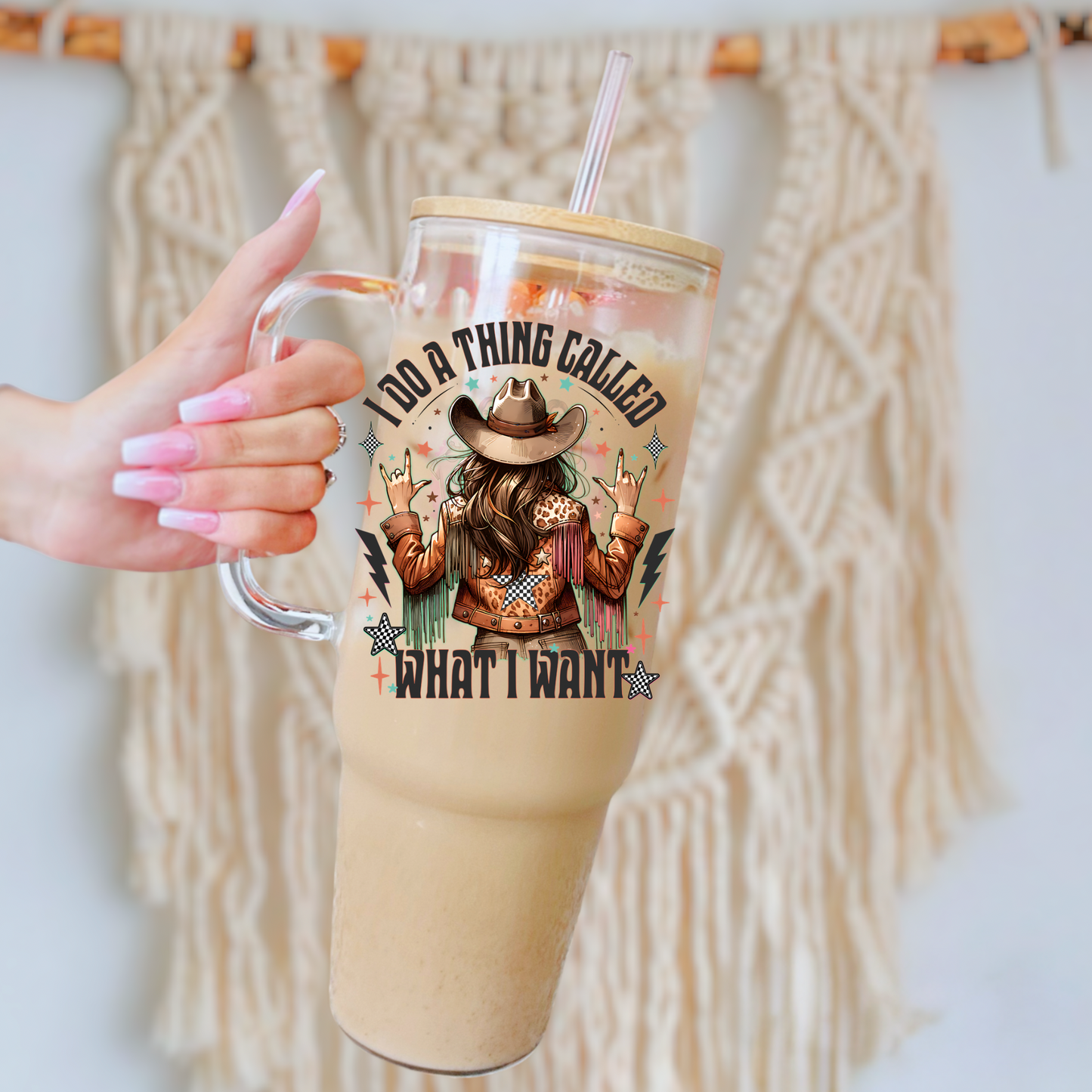 I do a thing called what I want