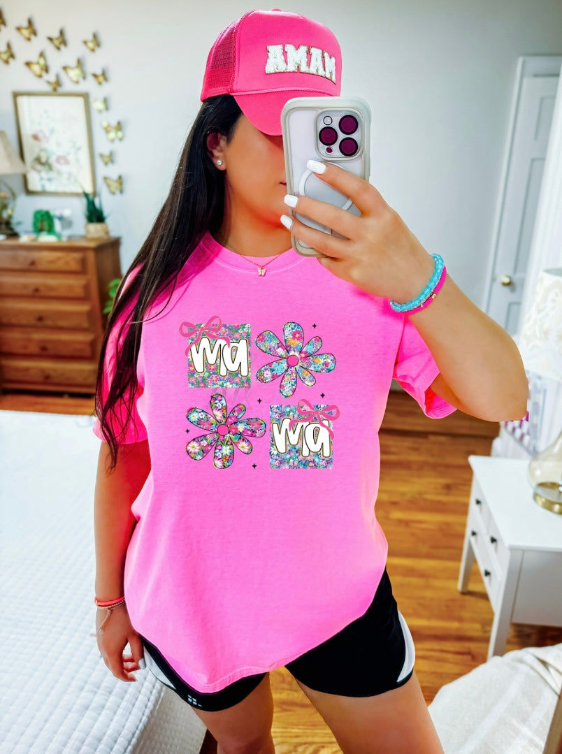 Ma ma Floral (DTF TRANSFER)