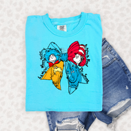 Seuss bow  (DTF TRANSFER)