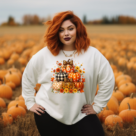 Fall Floral pumpkins