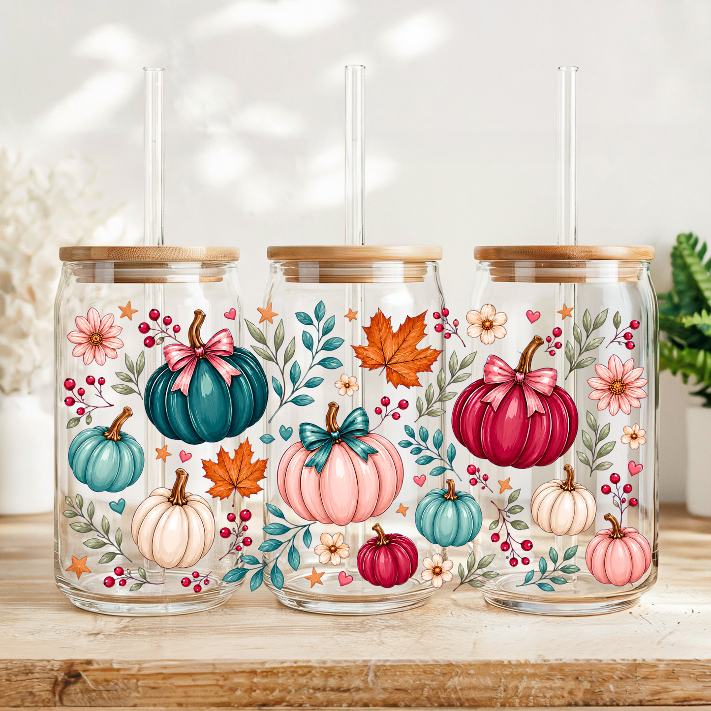 Fall colorful pumpkins
