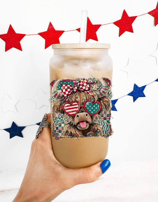 Patriotic cow