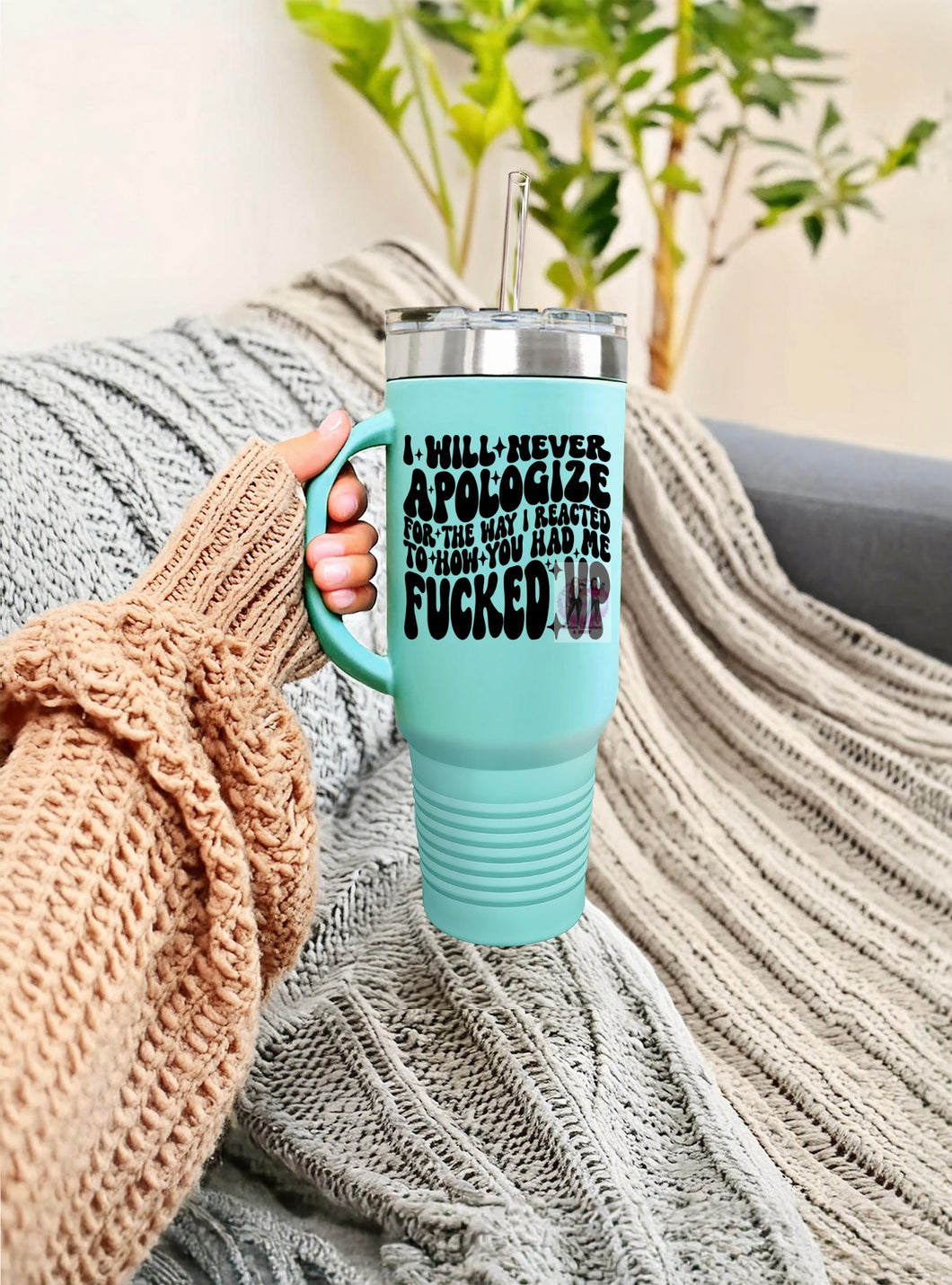 I will never apologize