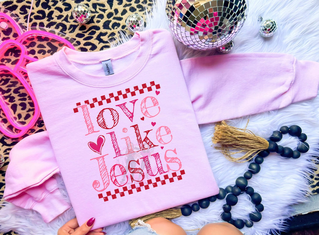 Love like Jesus (DTF TRANSFER)