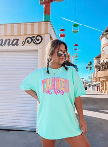 Tanned & Tipsy (DTF TRANSFER)