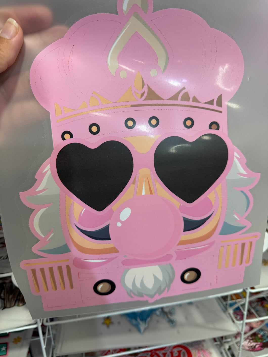 Bubblegum nutcracker