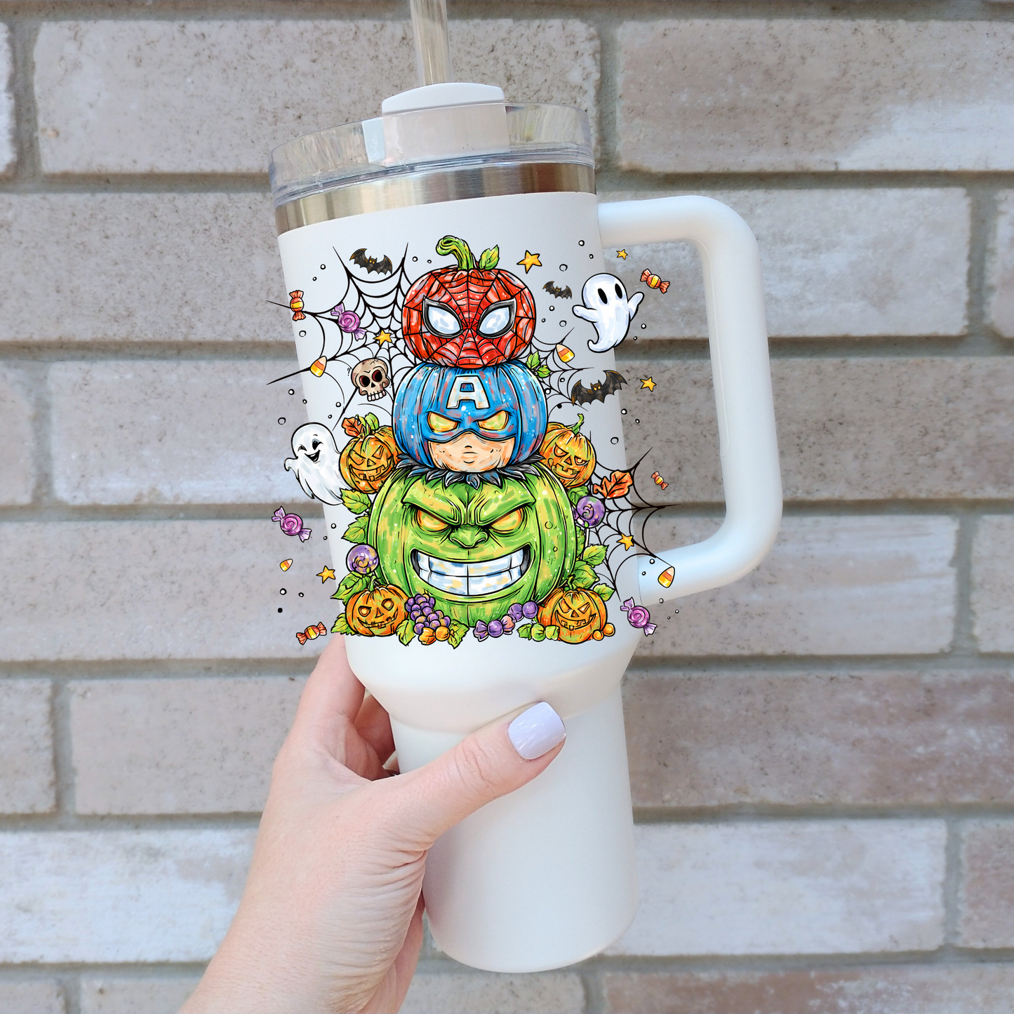 Super hero pumpkins