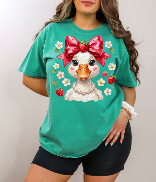 Strawberry duck