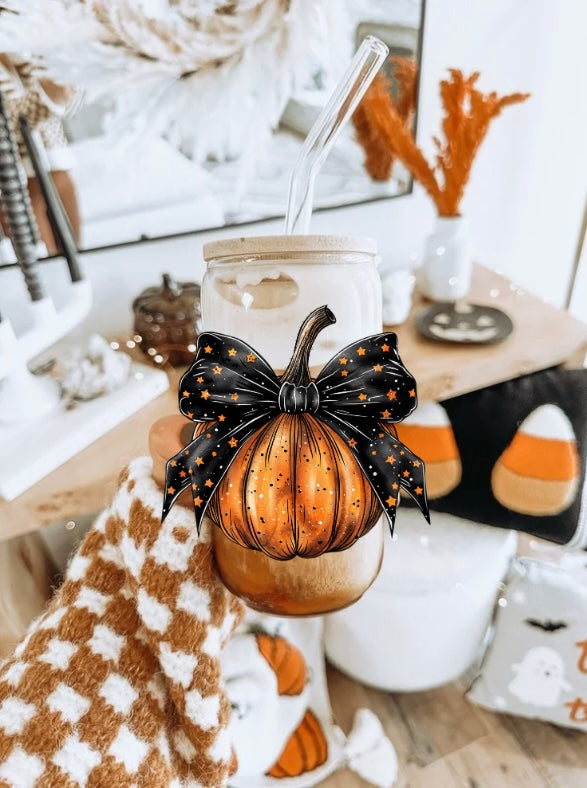 Pumpkin With Bow