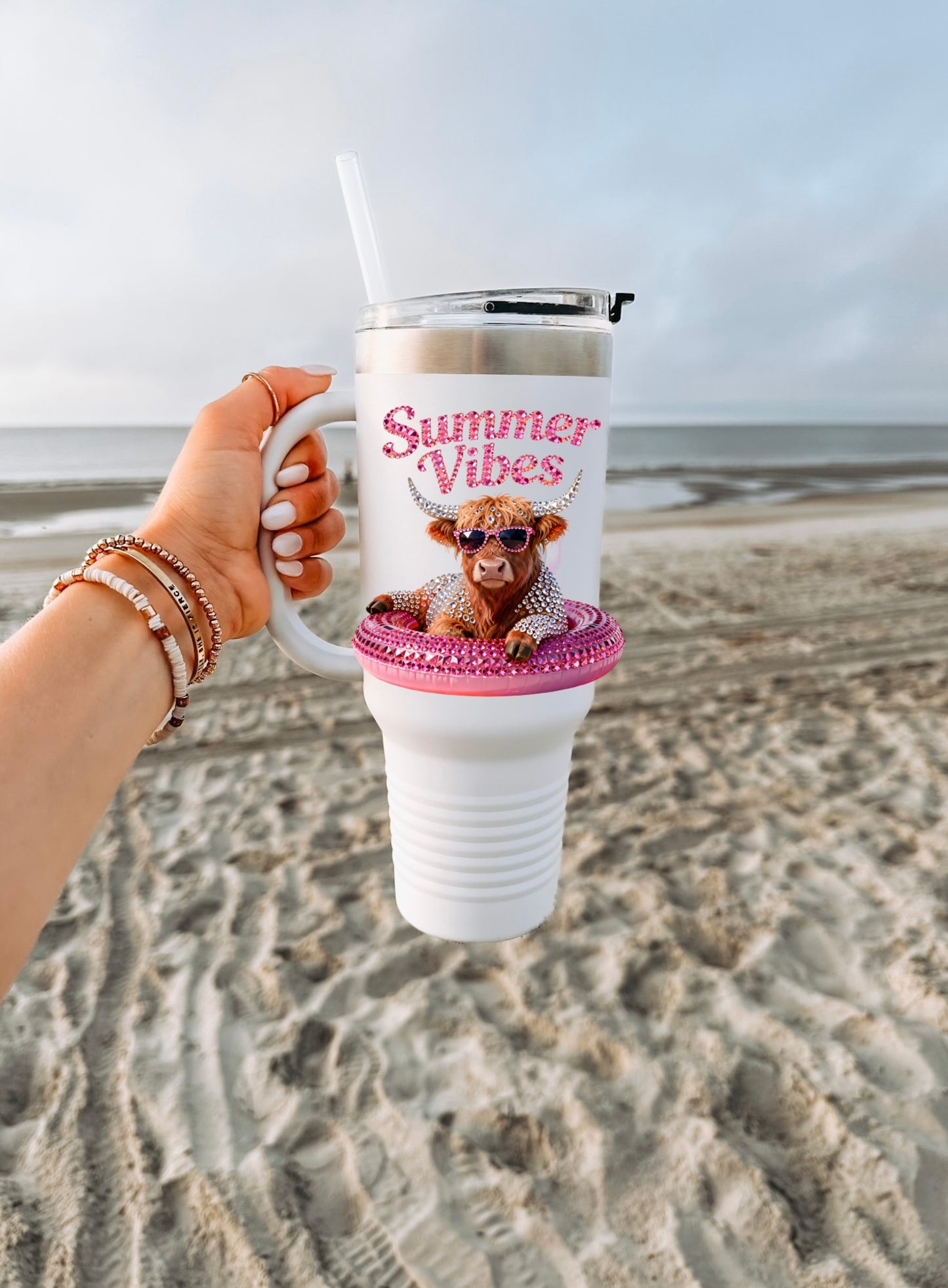 Summer vibes, Highland cow
