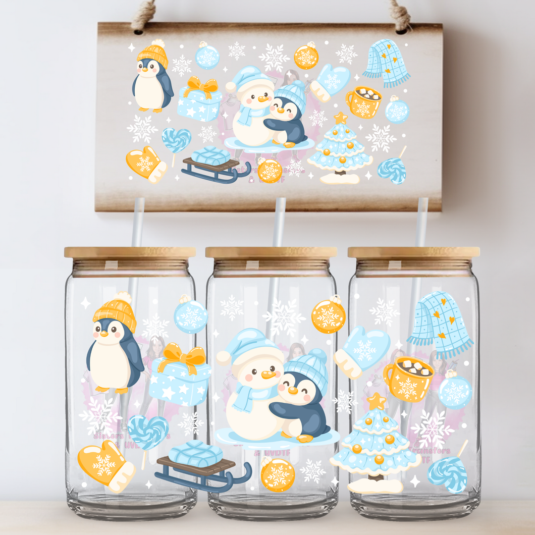 Cozy Penguin & Snowman ⛄️ 🐧