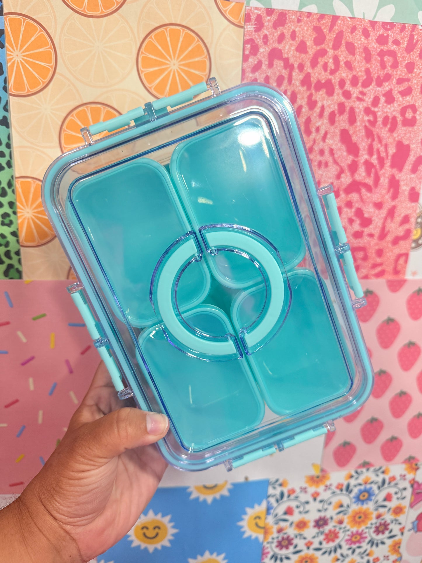 snackle box (4 compartments) (with ice pack)