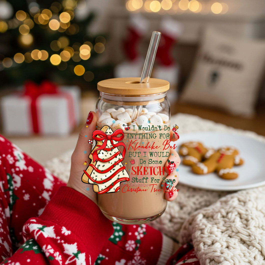 I would do some Sketchy stuff for a Christmas tree cake