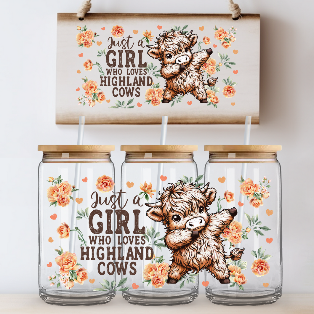 Just a girl who loves highland cows