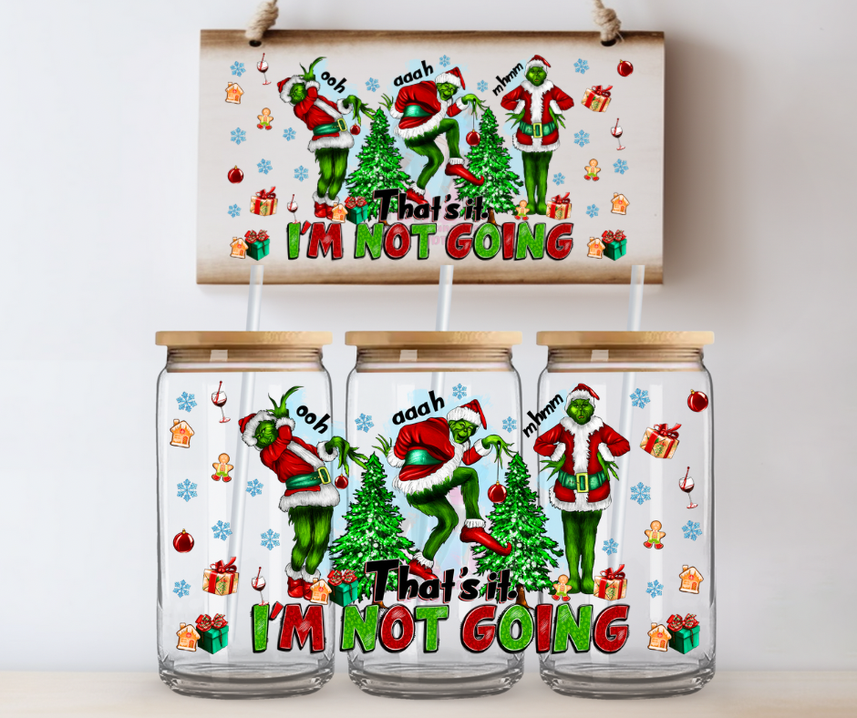 Thats it I'm not going