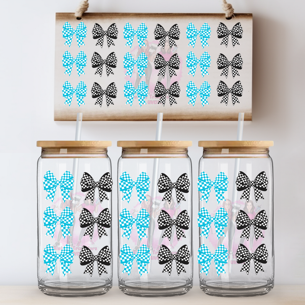 Blue & Black Checkered