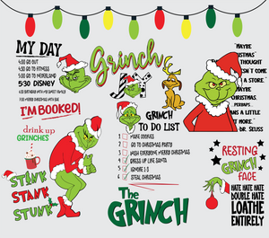 SUBLIMATION green Guy to do list