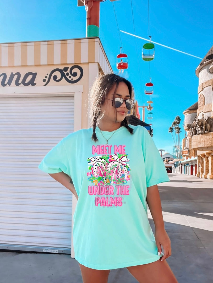 Meet me under the palms (DTF TRANSFER)