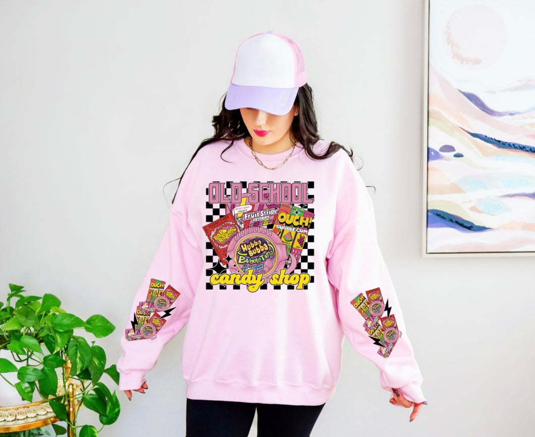 Candy Shop with Double Sleeves (DTF TRANSFER)
