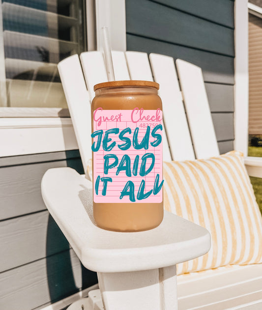 Jesus paid it all