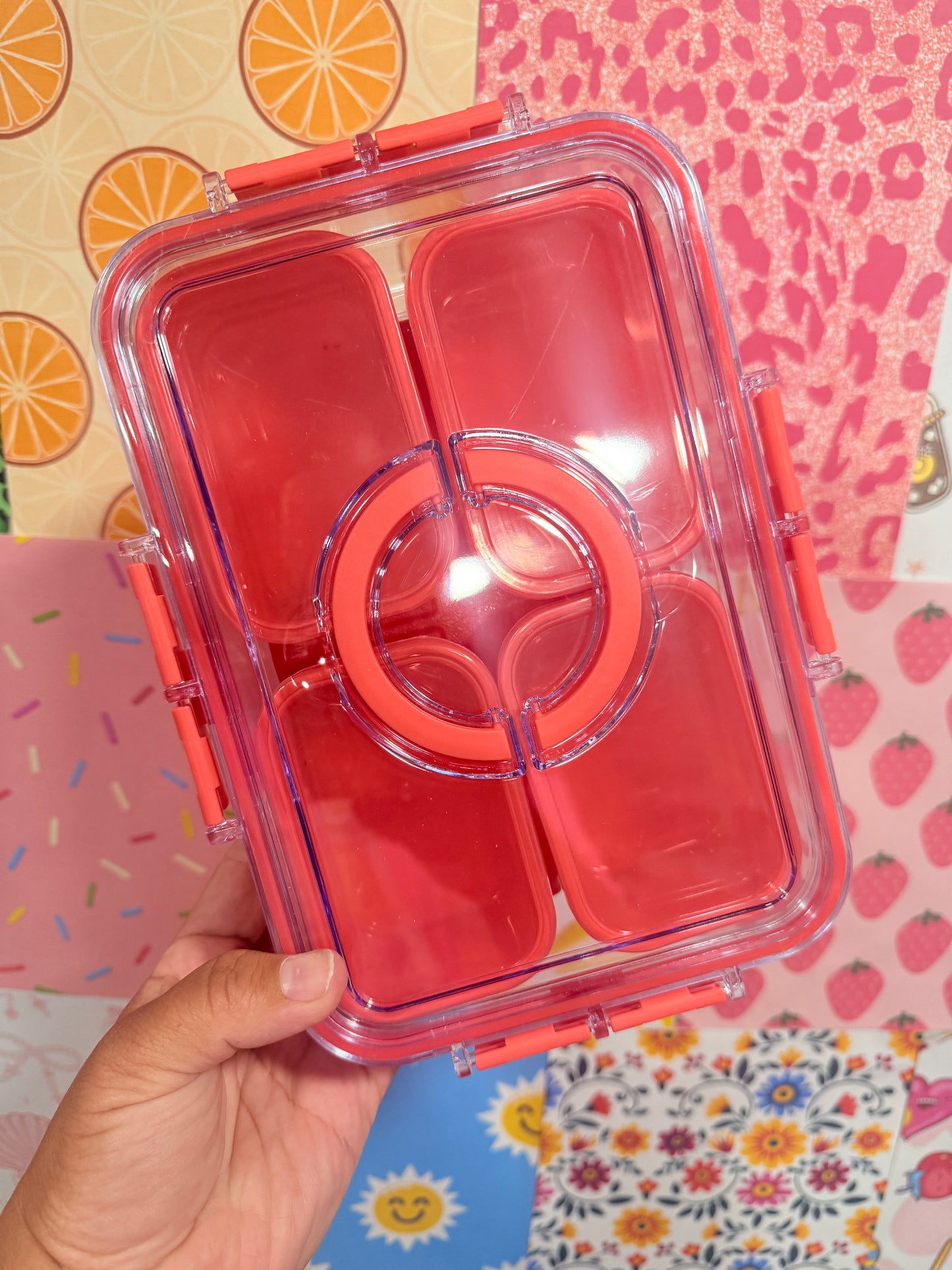 snackle box (4 compartments) (with ice pack)