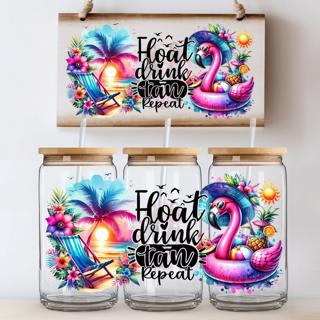 Float drink tan repeat