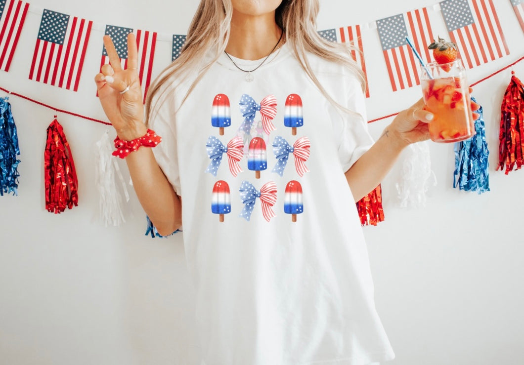 America Coquette Popsicles (DTF TRANSFER)