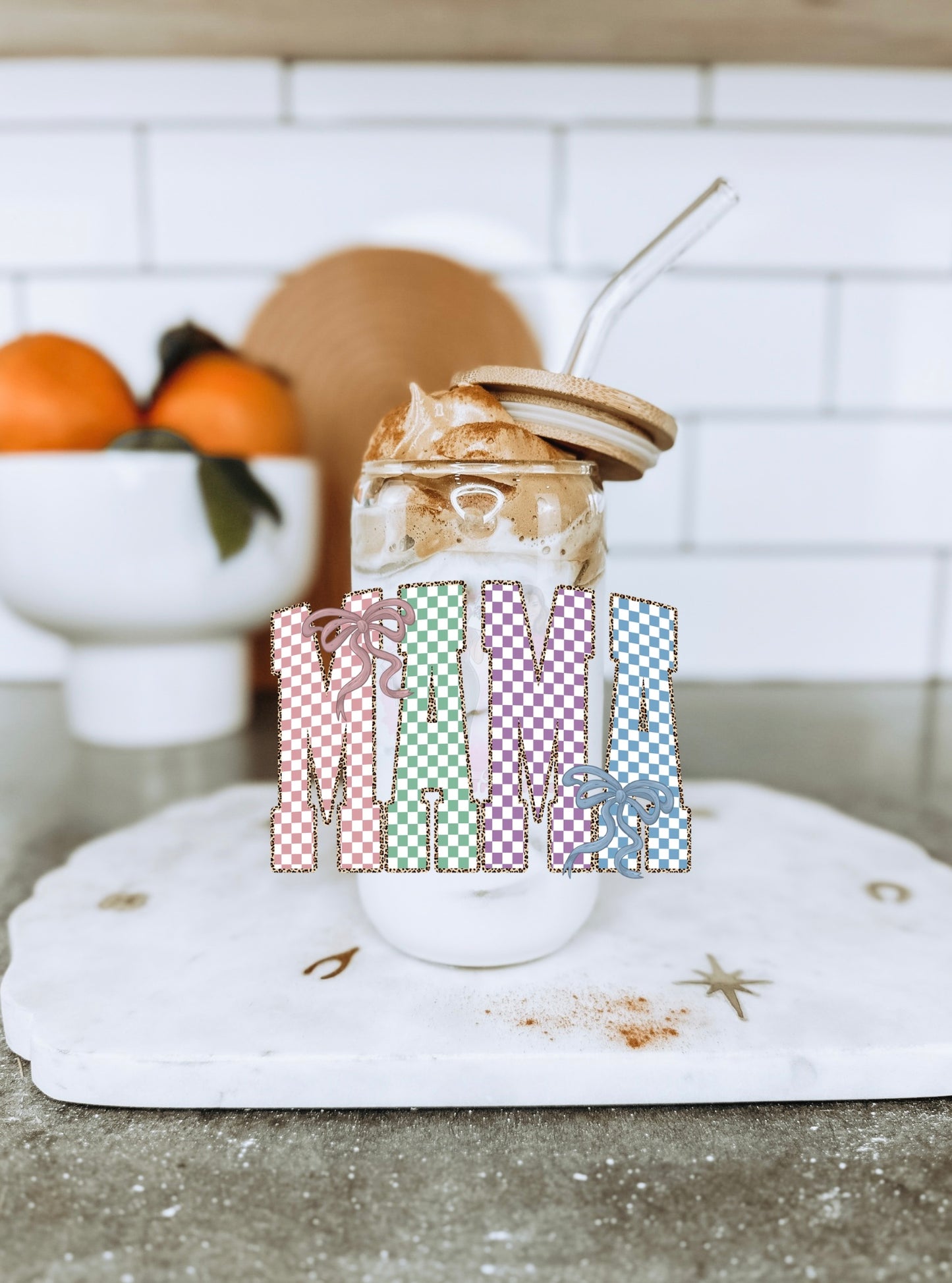 Mama colorful checkered
