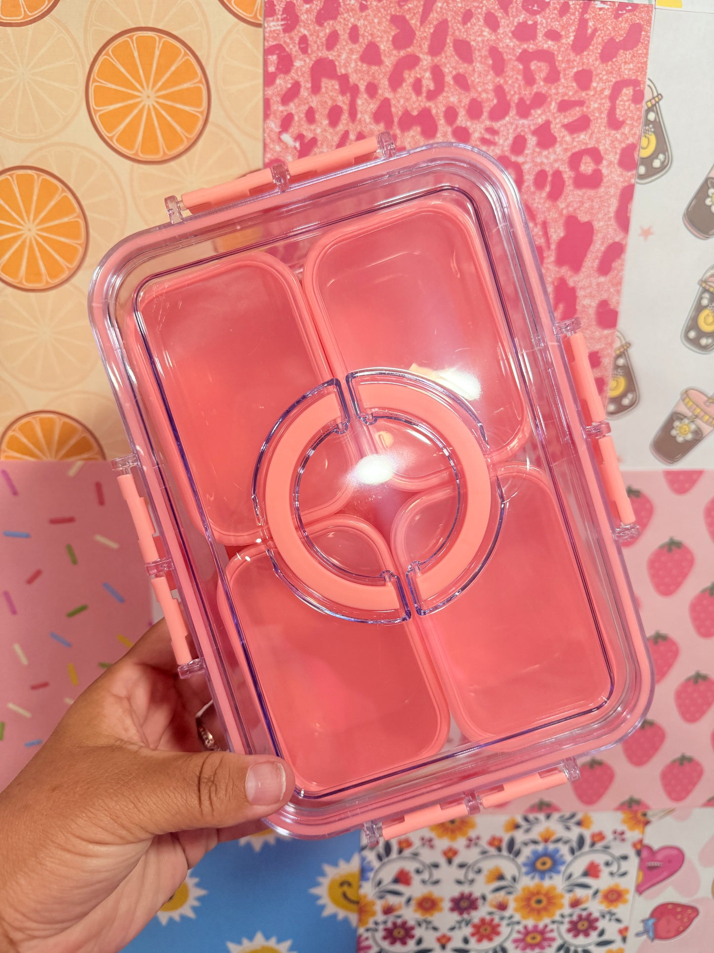 snackle box (4 compartments) (with ice pack)