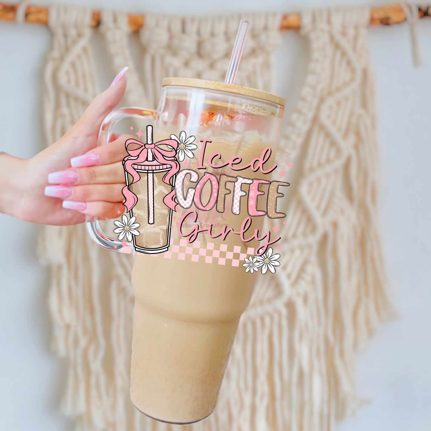 Iced coffee girly