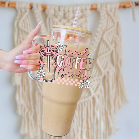 Iced coffee girly