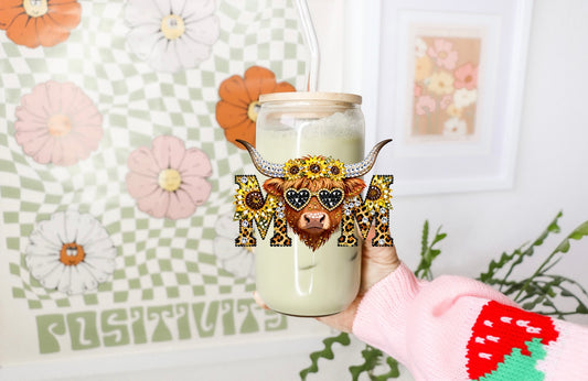 Mama cow rhinestone