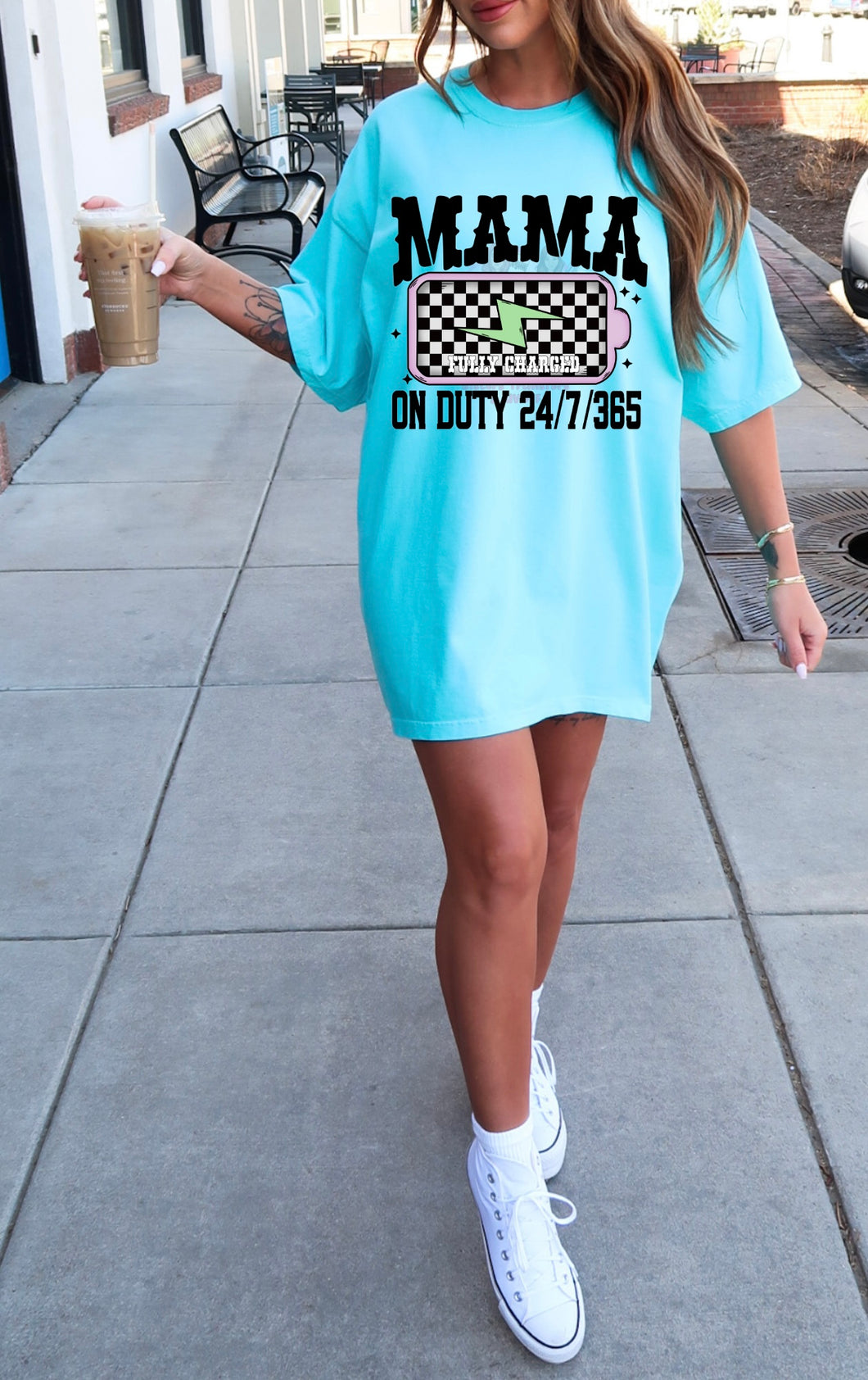 Mama on Duty (DTF TRANSFER