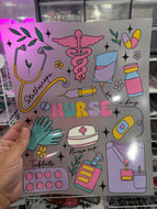 Nurse with pocket  (DTF TRANSFER