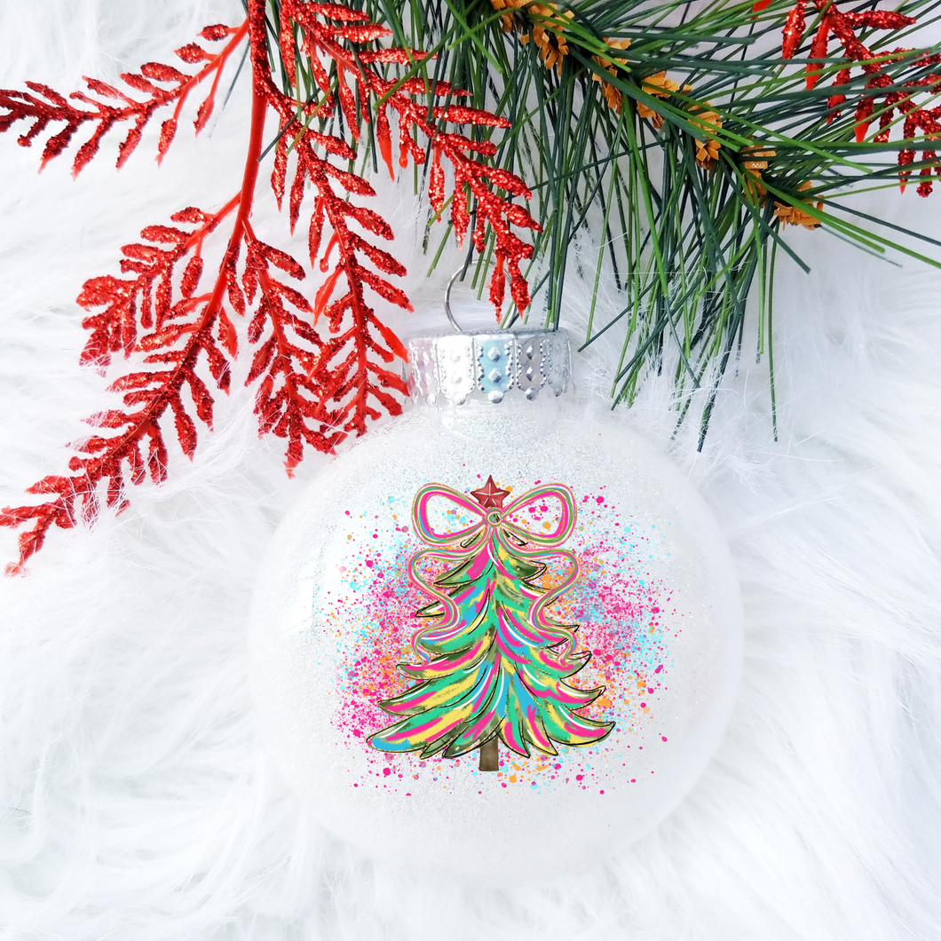 Christmas tree paint