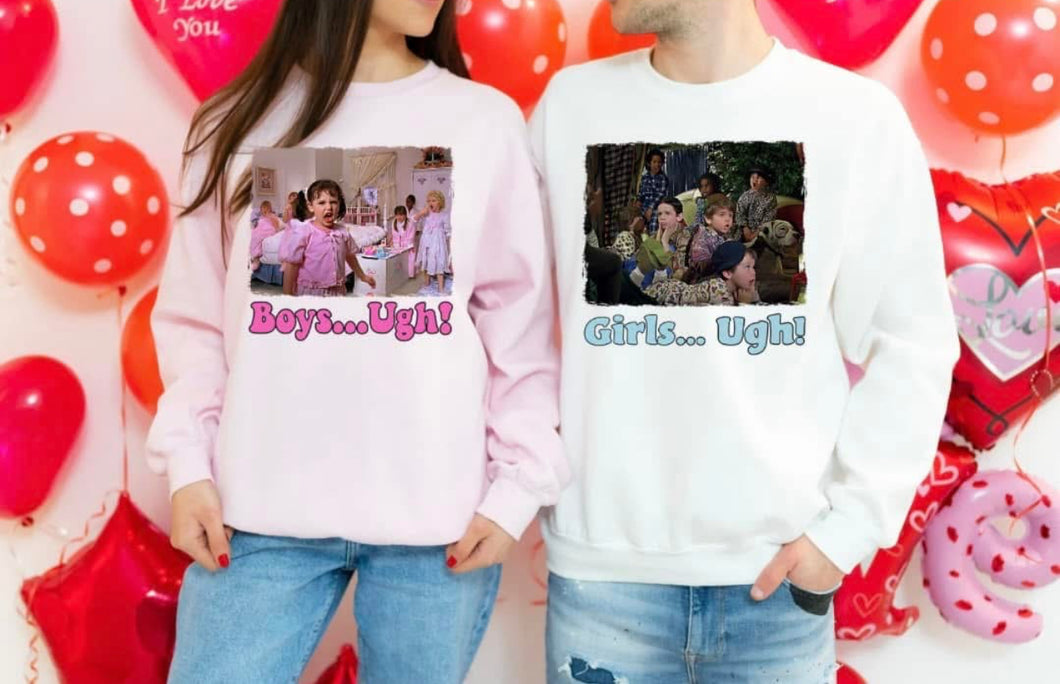 Girls~Boys UGH! DTF TRANSFER