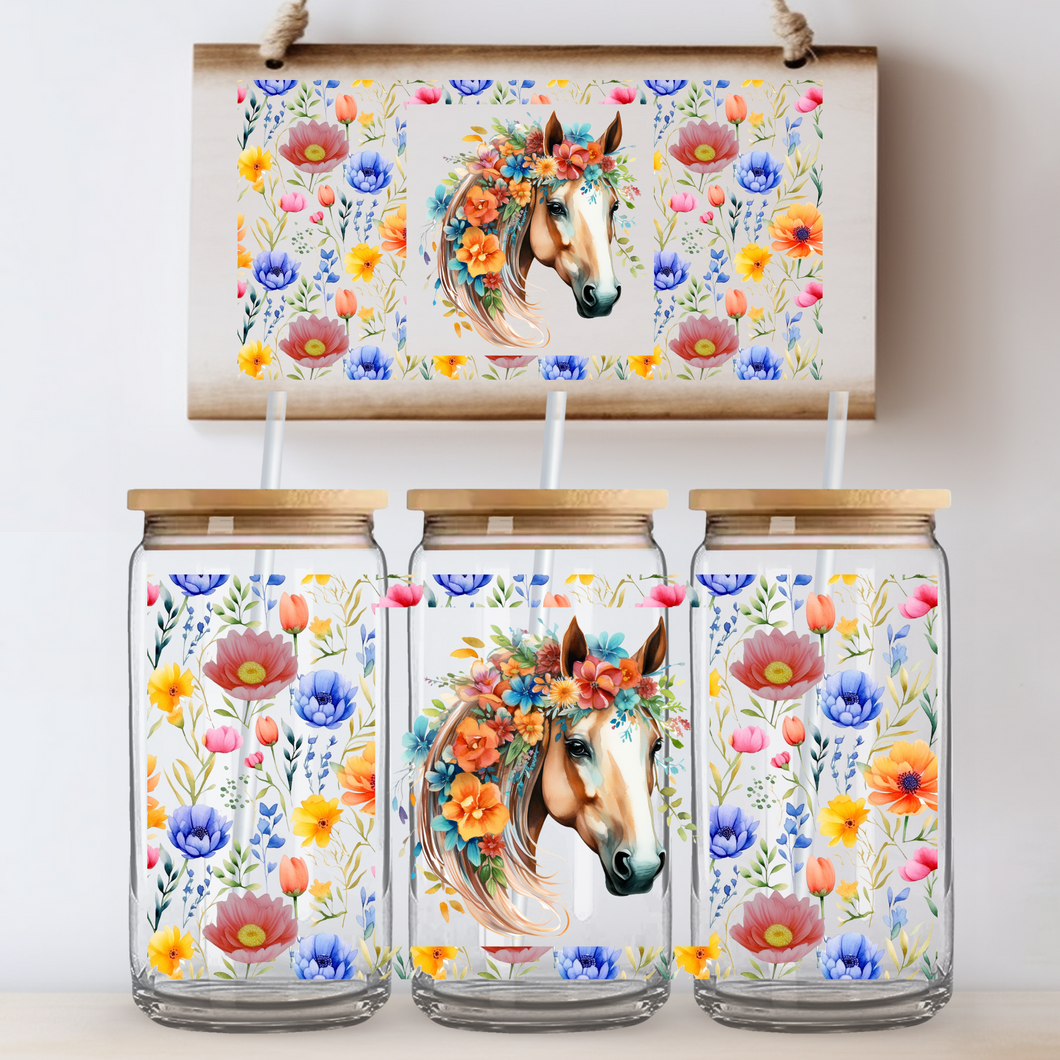 Floral Horse