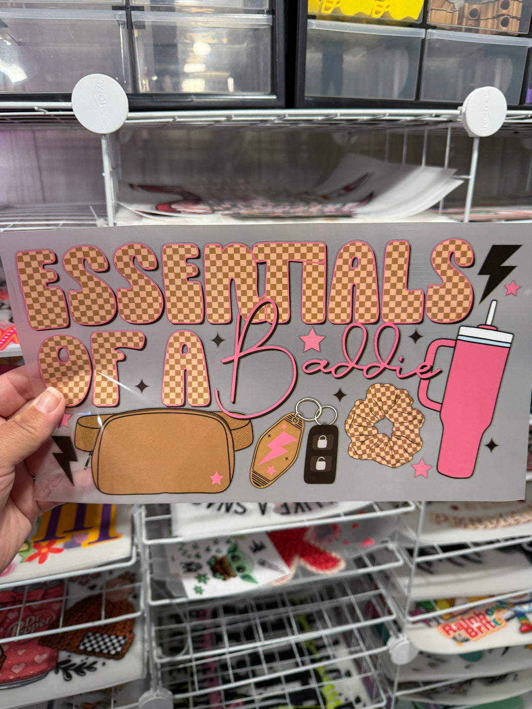 Essentials of a baddie (DTF TRANSFER