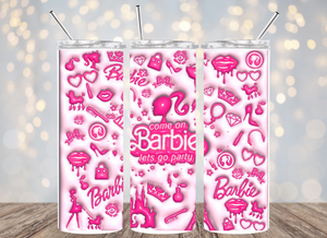 SUBLIMATION 3D pink doll