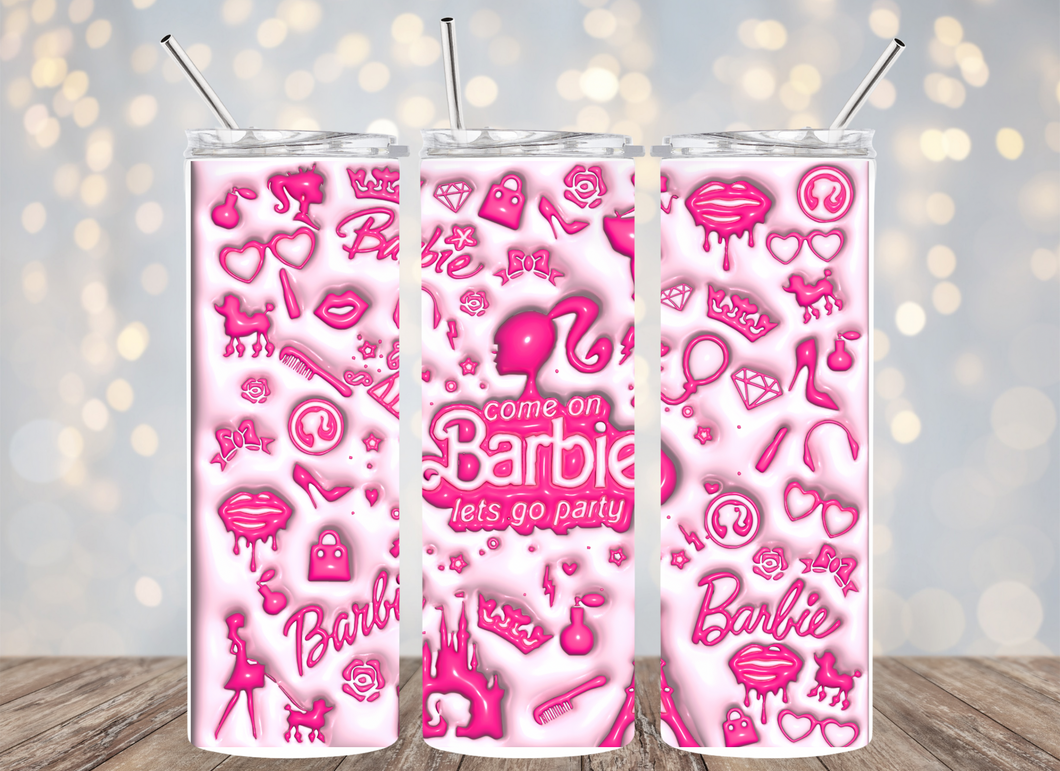 SUBLIMATION 3D pink doll