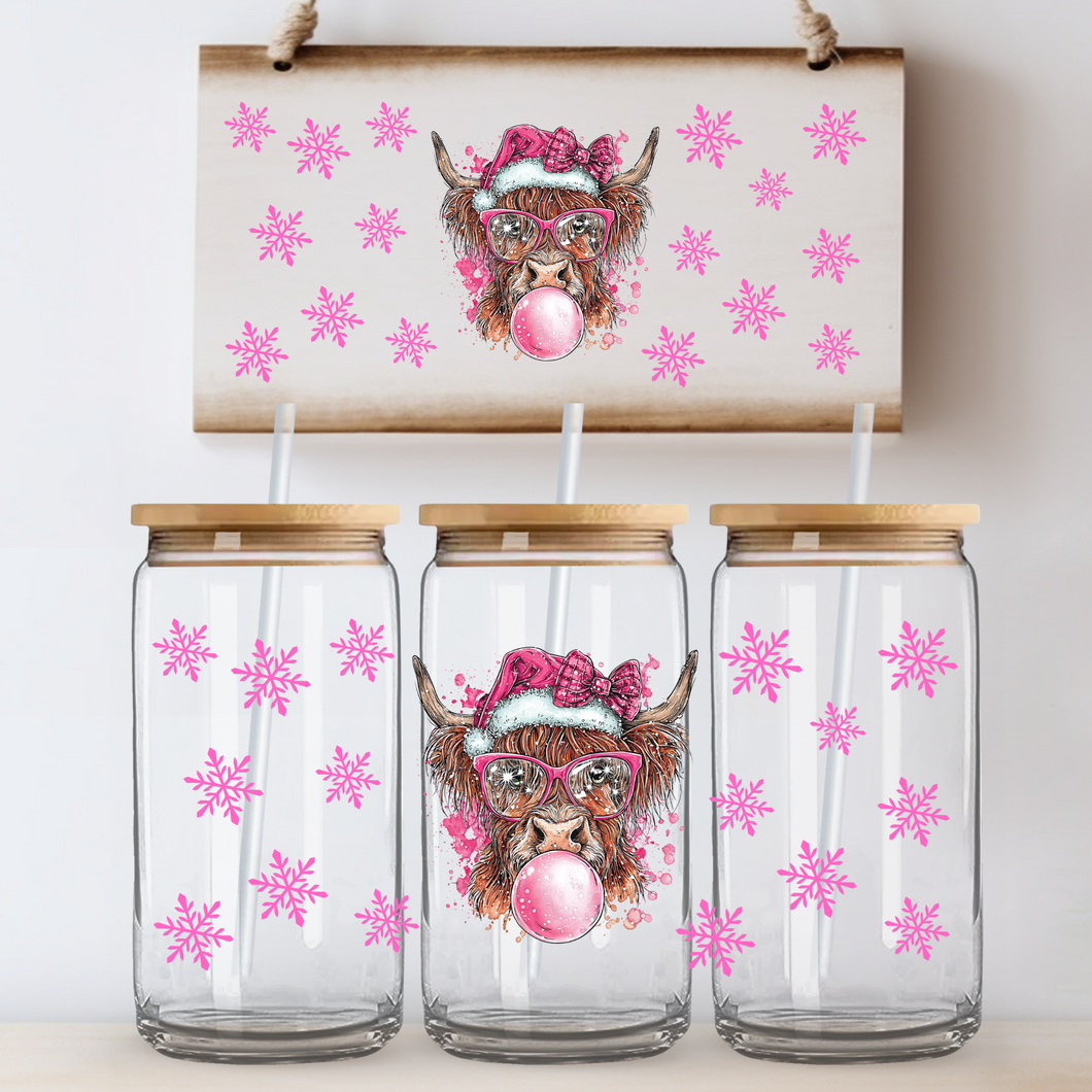 Christmas Bubblegum Cow