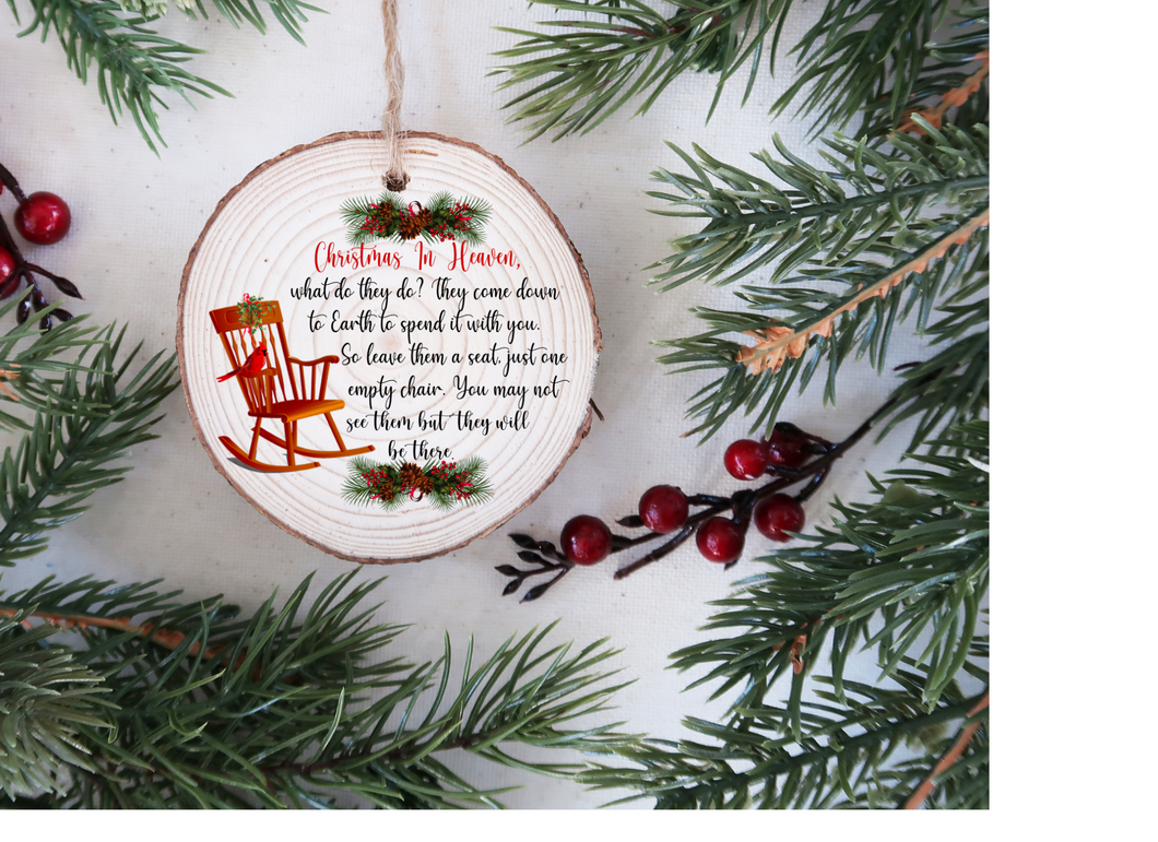 Christmas in heaven (quantity of 6) (2inch)