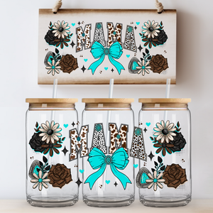 Mama Teal Bow