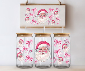 Pink Santa & Bows