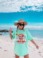 Highland Cow Summer Vibes   (DTF TRANSFER)