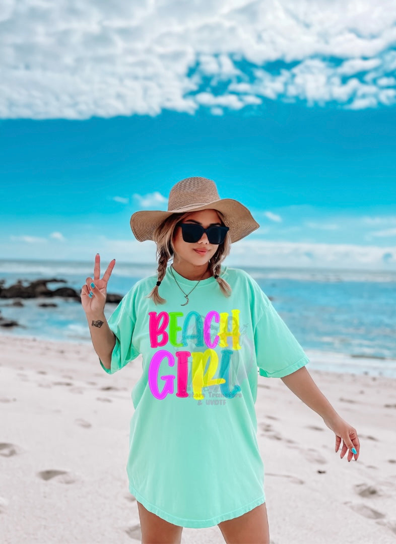 Beach Girl (DTF TRANSFER)