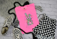 Checkered Bunny  (DTF TRANSFER)